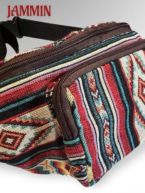 織り柄ウエストバッグ ボディバッグ 鞄 男女兼用 エスニック アジアン < 男性ファッション 織り柄ウエストバッグ ボディバッグ 鞄 男女兼用 エスニック アジアン < 男性ファッションの