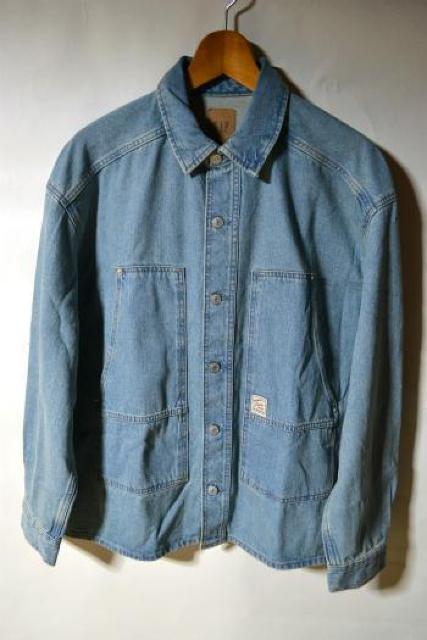 新品 GAP ギャップ デニム オーバーサイズ ユーティリティ シャツジャケット M メンズ 秋冬 カバーオール デニムジャケット < ブランド 新品 GAP ギャップ デニム オーバーサイズ ユーティリティ シャツジャケット M メンズ 秋冬 カバーオール デニムジャケット < ブランドの