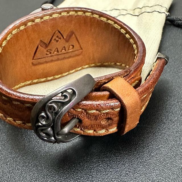 *極美品【SAAD】 機械式自動巻 彫銀装飾 裏スケ メンズウォッチ < 男性アクセサリー/時計 *極美品【SAAD】 機械式自動巻 彫銀装飾 裏スケ メンズウォッチ < 男性アクセサリー/時計の