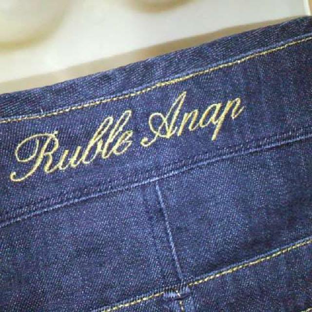 RUBLE ANAP/アナップハイウエスト 七分 デニム・ジーンズ < ブランド  RUBLE ANAP/アナップハイウエスト 七分 デニム・ジーンズ < ブランドの