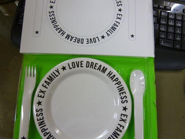 EXILE FAMILY LOVE DREAM HAPPINESS皿セット < タレントグッズ  EXILE FAMILY LOVE DREAM HAPPINESS皿セット  < タレントグッズの
