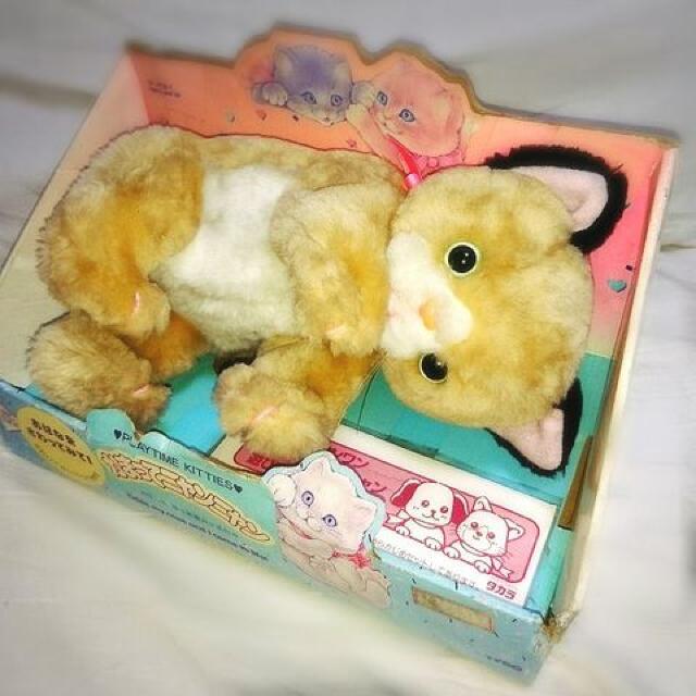 新品 レトロ 鳴く電動 ねこ ロボット 猫 ぬいぐるみ ネコ 人形 < おもちゃ  新品 レトロ 鳴く電動 ねこ ロボット 猫 ぬいぐるみ ネコ 人形 < おもちゃの