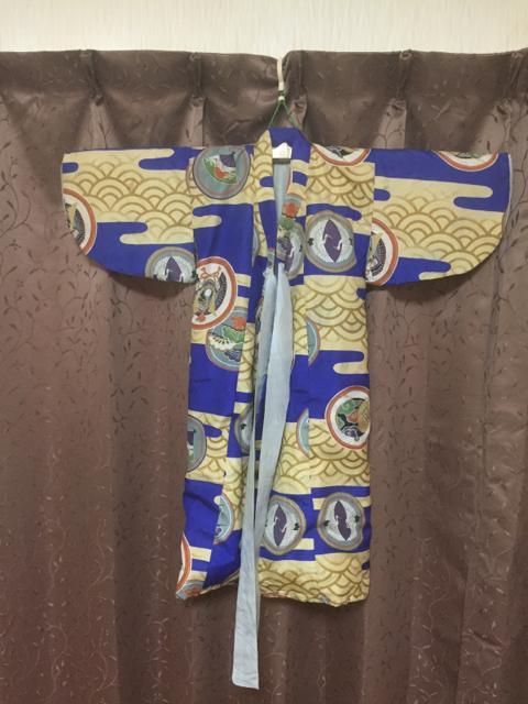 1065.未使用☆年代物  子供和装☆鶴☆松☆扇柄 < ペット/手芸/園芸  1065.未使用☆年代物  子供和装☆鶴☆松☆扇柄  < ペット/手芸/園芸の