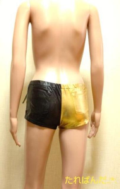 新品タグ付☆F☆光沢メタリックてろA素材のSexyなショーパンB383☆3点で即落 < 女性ファッション  新品タグ付☆F☆光沢メタリックてろA素材のSexyなショーパンB383☆3点で即落 < 女性ファッションの