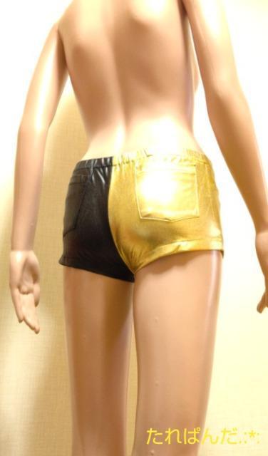 新品タグ付☆F☆光沢メタリックてろA素材のSexyなショーパンB383☆3点で即落 < 女性ファッション  新品タグ付☆F☆光沢メタリックてろA素材のSexyなショーパンB383☆3点で即落 < 女性ファッションの