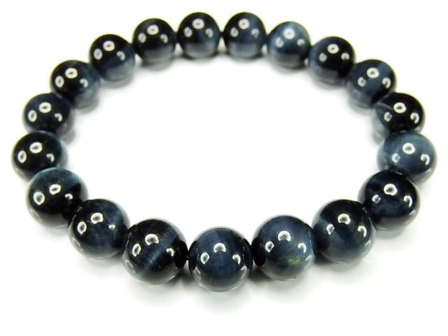 4Aブルータイガーアイ約10mm天然石ブレスレット数珠 < 女性アクセサリー/時計  4Aブルータイガーアイ約10mm天然石ブレスレット数珠  < 女性アクセサリー/時計の