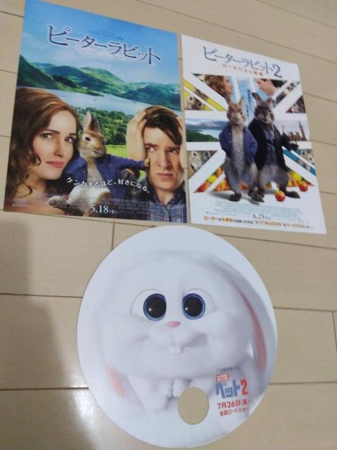 非売品 うさぎ うちわ ピーターラビット 映画チラシ ペット2 ラビット < アニメ/コミック/キャラクター  非売品 うさぎ うちわ ピーターラビット 映画チラシ ペット2 ラビット  < アニメ/コミック/キャラクターの