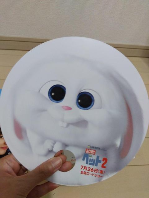 非売品 うさぎ うちわ ピーターラビット 映画チラシ ペット2 ラビット < アニメ/コミック/キャラクター  非売品 うさぎ うちわ ピーターラビット 映画チラシ ペット2 ラビット < アニメ/コミック/キャラクターの