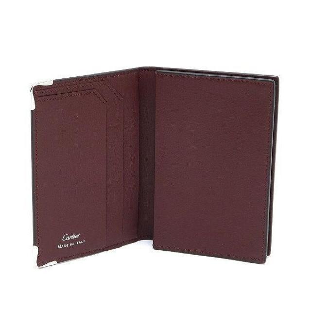 ◆ 本物 新品同様 ◆ カルティエ カードケース マストライン カーフ ブラック 黒 名刺入れ 保存袋 箱 人気 L3001367 < ブランド  ◆ 本物 新品同様 ◆ カルティエ カードケース マストライン カーフ ブラック 黒 名刺入れ 保存袋 箱 人気 L3001367 < ブランドの