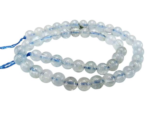 透明度有りアクアマリン天然石小玉約4mm円玉ビーズ約20cm連売り一連 < ペット/手芸/園芸  透明度有りアクアマリン天然石小玉約4mm円玉ビーズ約20cm連売り一連  < ペット/手芸/園芸の