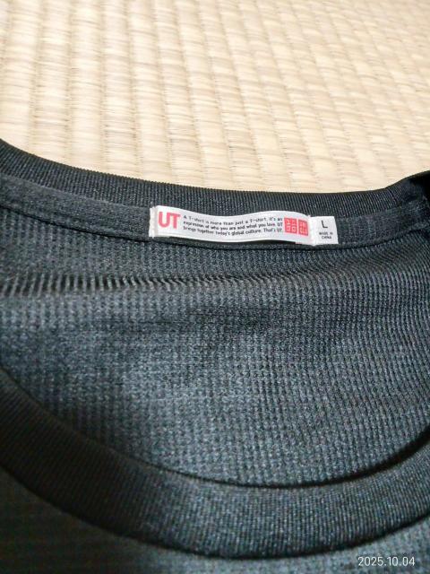 ユニクロMASI コラボTシャツ Lサイズ ブラック < 男性ファッション  ユニクロMASI コラボTシャツ Lサイズ ブラック < 男性ファッションの