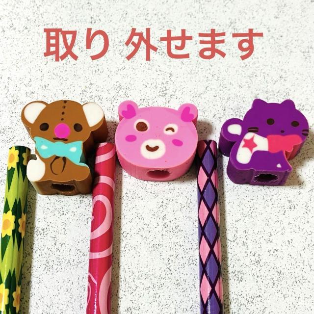 消しゴム付き 鉛筆 3本セット★アニマル 動物 文具 えんぴつ フライングタイガー 雑貨 < インテリア/ライフ 消しゴム付き 鉛筆 3本セット★アニマル 動物 文具 えんぴつ フライングタイガー 雑貨 < インテリア/ライフの