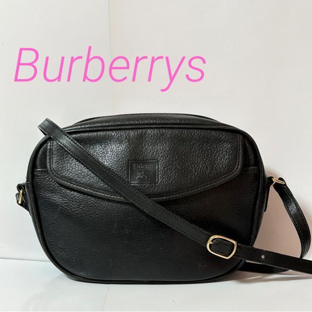 Burberrys バーバリーズ ショルダーバッグ ブラック レザー 無地 シンプル レディース < ブランド Burberrys バーバリーズ ショルダーバッグ ブラック レザー 無地 シンプル レディース < ブランドの