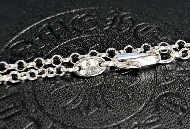 CHROME HEARTS/�^�C�j�[�J�b�g�A�E�g�N���X �`���[�� �_�C��pave�~���[���`�F�[�� 20inch 2�_ �� �u�����h�� 