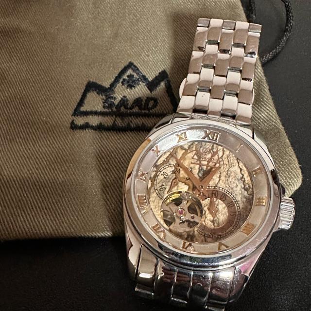 *美品【SAAD】 機械式自動巻 裏スケ メンズウォッチ < 男性アクセサリー/時計 *美品【SAAD】 機械式自動巻 裏スケ メンズウォッチ < 男性アクセサリー/時計の