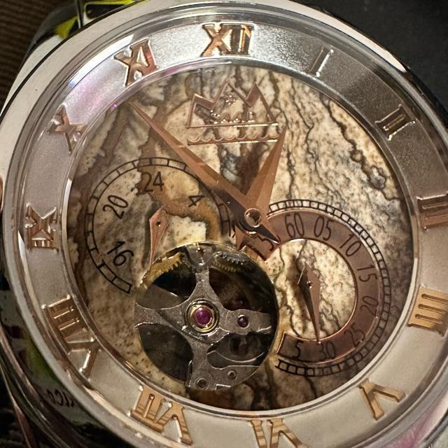 *美品【SAAD】 機械式自動巻 裏スケ メンズウォッチ < 男性アクセサリー/時計 *美品【SAAD】 機械式自動巻 裏スケ メンズウォッチ < 男性アクセサリー/時計の