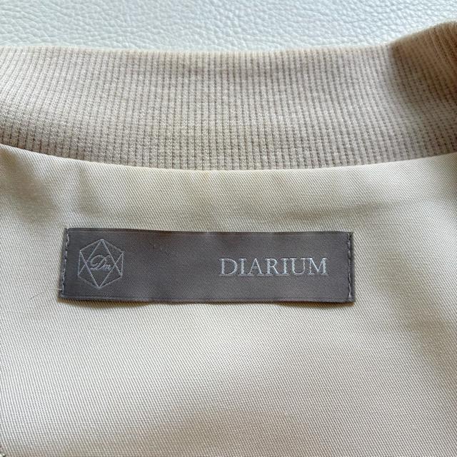 ◆ディアリウム◆3万◆バックシフォン切替ブルゾン◆MA-1◆アイボリー◆白◆M < 女性ファッション ◆ディアリウム◆3万◆バックシフォン切替ブルゾン◆MA-1◆アイボリー◆白◆M < 女性ファッションの