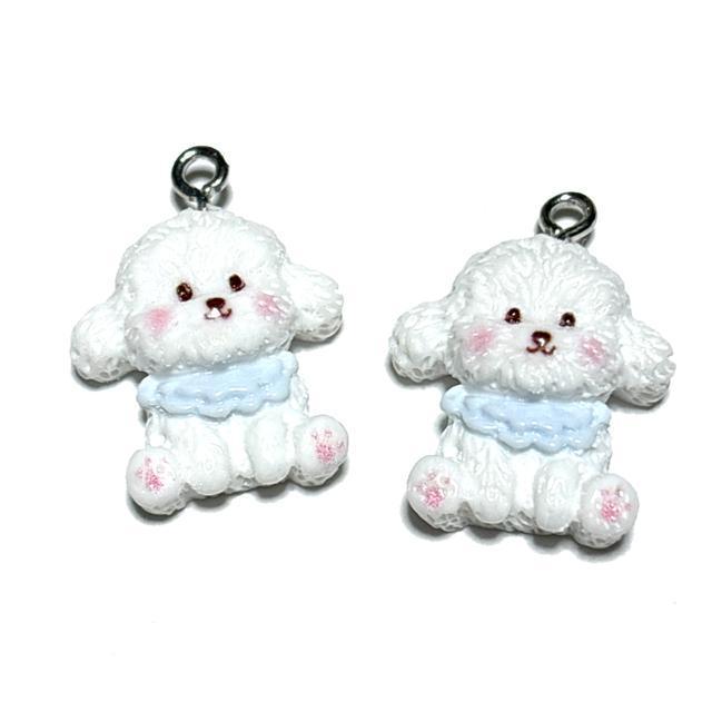 5316 お座り犬ちゃん 2個 白色 樹脂パーツ アクセサリーチャーム < ペット/手芸/園芸 5316 お座り犬ちゃん 2個 白色 樹脂パーツ アクセサリーチャーム < ペット/手芸/園芸の