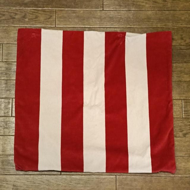 H&M HOME★エイチアンドエムホーム★コットンベルベットクッションカバーお洒落Xmasレッド赤ベージュストライプ2枚50×50 < インテリア/ライフ H&M HOME★エイチアンドエムホーム★コットンベルベットクッションカバーお洒落Xmasレッド赤ベージュストライプ2枚50×50 < インテリア/ライフの