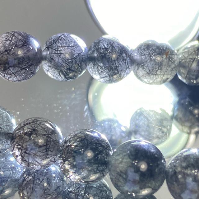 《No.299》ブラジル産 天然石ブラックルチル 濃密針 < 男性アクセサリー/時計  《No.299》ブラジル産 天然石ブラックルチル 濃密針  < 男性アクセサリー/時計の