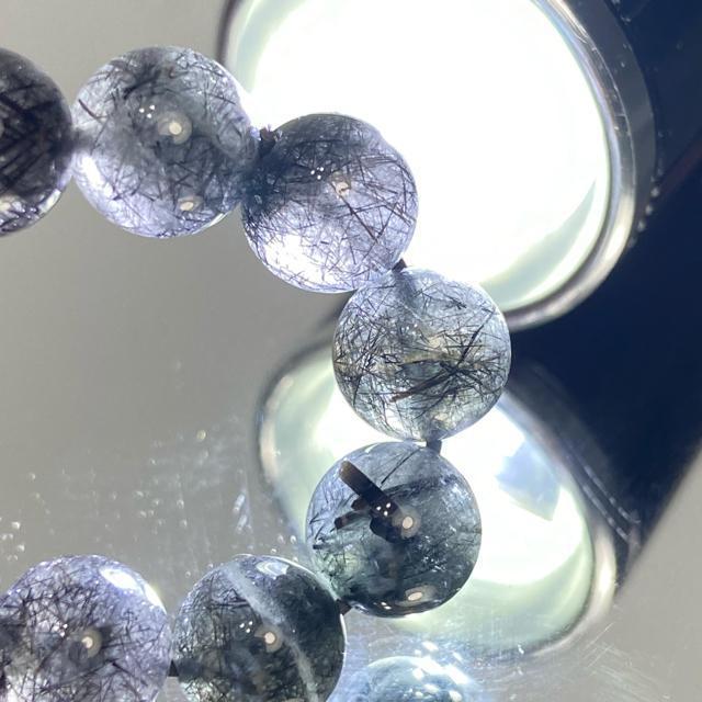 《No.299》ブラジル産 天然石ブラックルチル 濃密針 < 男性アクセサリー/時計  《No.299》ブラジル産 天然石ブラックルチル 濃密針 < 男性アクセサリー/時計の