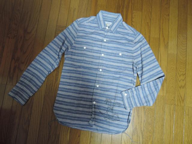 新品 FUCT SSDD ボーダーシャツ S 青×白 長袖シャツ ファクト < 男性ファッション 新品 FUCT SSDD ボーダーシャツ S 青×白 長袖シャツ ファクト < 男性ファッションの