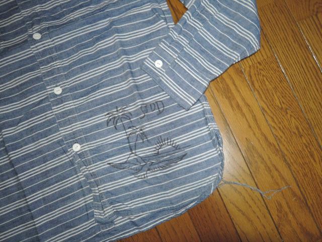 新品 FUCT SSDD ボーダーシャツ S 青×白 長袖シャツ ファクト < 男性ファッション 新品 FUCT SSDD ボーダーシャツ S 青×白 長袖シャツ ファクト < 男性ファッションの