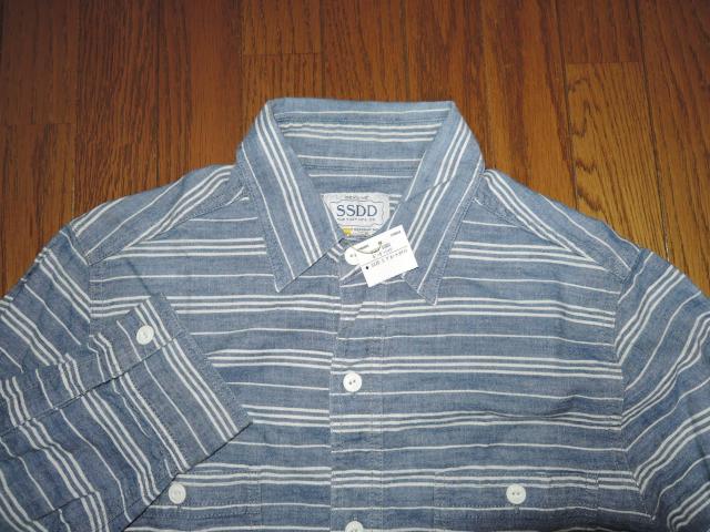 新品 FUCT SSDD ボーダーシャツ S 青×白 長袖シャツ ファクト < 男性ファッション 新品 FUCT SSDD ボーダーシャツ S 青×白 長袖シャツ ファクト < 男性ファッションの