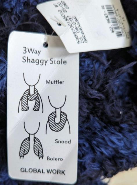 GLOBAL WORK★3WAYシャギーストール★マフラー★スヌード★ボレロ★新品★送料無料 < 女性ファッション  GLOBAL WORK★3WAYシャギーストール★マフラー★スヌード★ボレロ★新品★送料無料 < 女性ファッションの