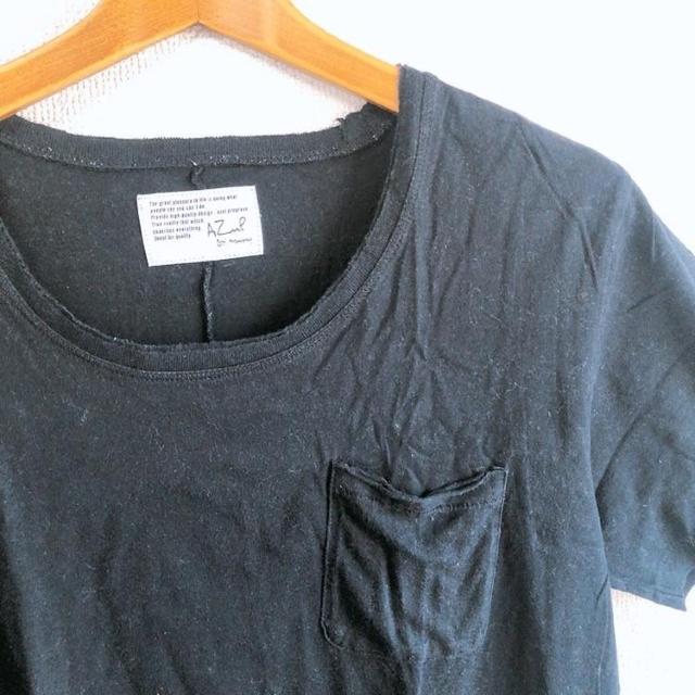 ◆AZUL by moussy/アズール◆定番無地Tシャツ★ブラックメンズM♪シンプルコーデ < ブランド ◆AZUL by moussy/アズール◆定番無地Tシャツ★ブラックメンズM♪シンプルコーデ < ブランドの