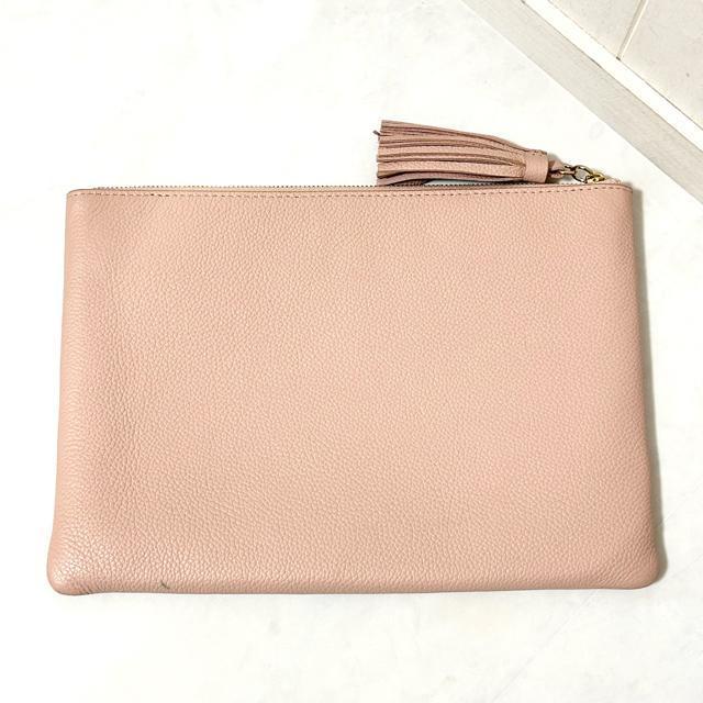 kate spade ケイトスペード レザー タッセル クラッチバッグ ピンク < ブランド  kate spade ケイトスペード レザー タッセル クラッチバッグ ピンク < ブランドの