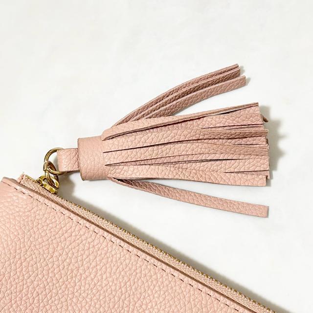 kate spade ケイトスペード レザー タッセル クラッチバッグ ピンク < ブランド  kate spade ケイトスペード レザー タッセル クラッチバッグ ピンク < ブランドの