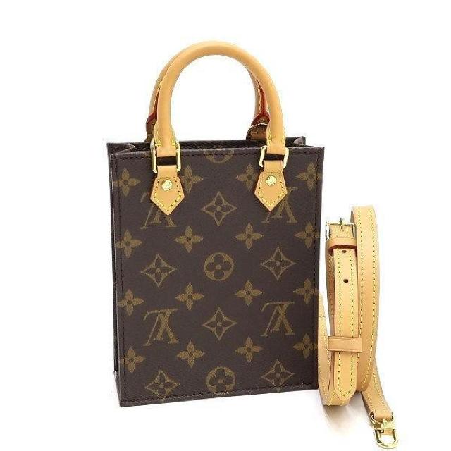 ◆ 本物 美品 ◆ LV ルイヴィトン プティットサックプラ モノグラム ショルダーバッグ 2Way RFID 袋 M81295 < ブランド  ◆ 本物 美品 ◆ LV ルイヴィトン プティットサックプラ モノグラム ショルダーバッグ 2Way RFID 袋 M81295 < ブランドの