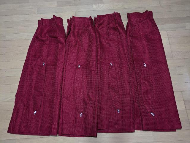 ニトリ/ワッフルカーテン/4枚組/100×108cm// < インテリア/ライフ ニトリ/ワッフルカーテン/4枚組/100×108cm// < インテリア/ライフの