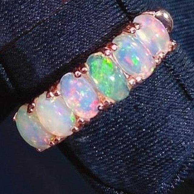 天然オパールリング ナチュラル アクセサリー カラーストーン ギフト 宝石 Yu_5864 < 女性アクセサリー/時計 天然オパールリング ナチュラル アクセサリー カラーストーン ギフト 宝石 Yu_5864 < 女性アクセサリー/時計の