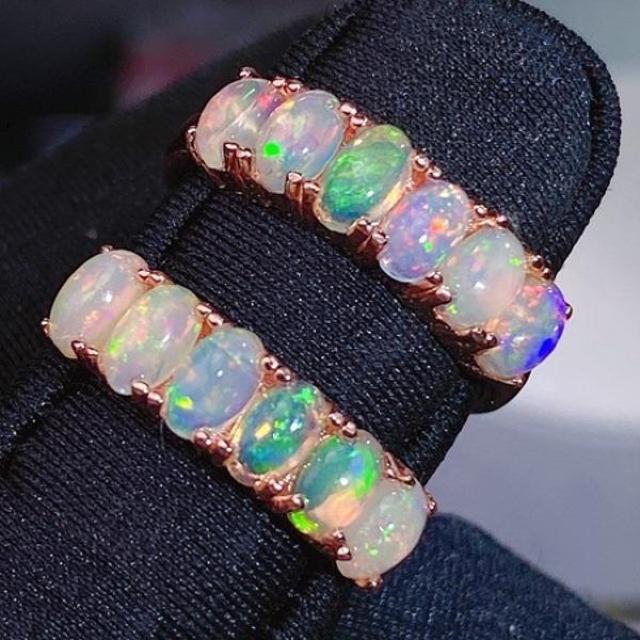 天然オパールリング ナチュラル アクセサリー カラーストーン ギフト 宝石 Yu_5864 < 女性アクセサリー/時計 天然オパールリング ナチュラル アクセサリー カラーストーン ギフト 宝石 Yu_5864 < 女性アクセサリー/時計の