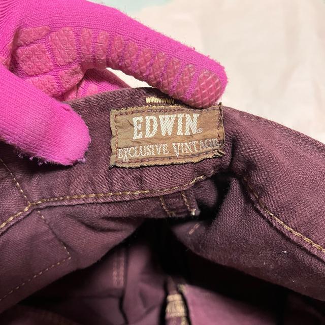 希少 EDWIN XVS403 ワインレッド W30 カラーデニム ボルドー < 男性ファッション 希少 EDWIN XVS403 ワインレッド W30 カラーデニム ボルドー < 男性ファッションの