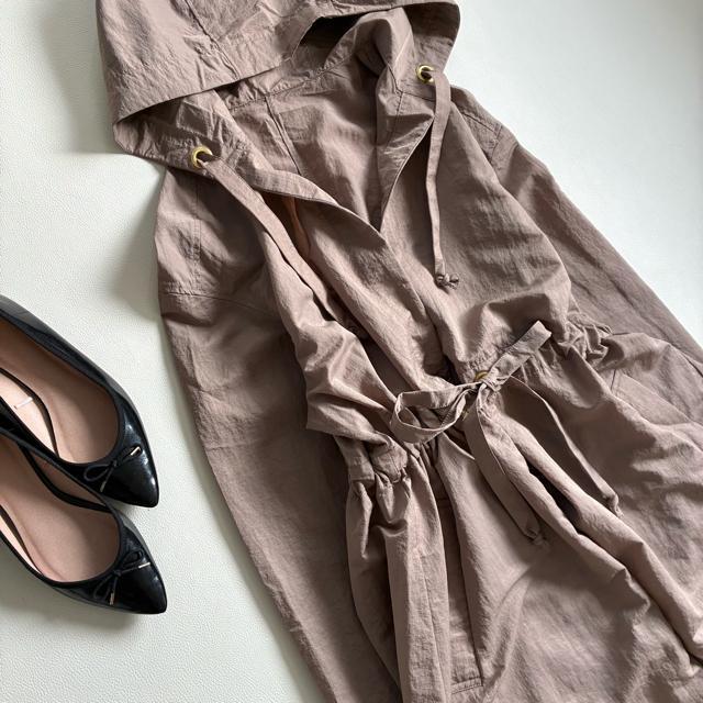 ◆美品◆イノウェーブ◆シアーロングマウンテンパーカー◆モカブラウン◆大きめ◆M < 女性ファッション ◆美品◆イノウェーブ◆シアーロングマウンテンパーカー◆モカブラウン◆大きめ◆M < 女性ファッションの