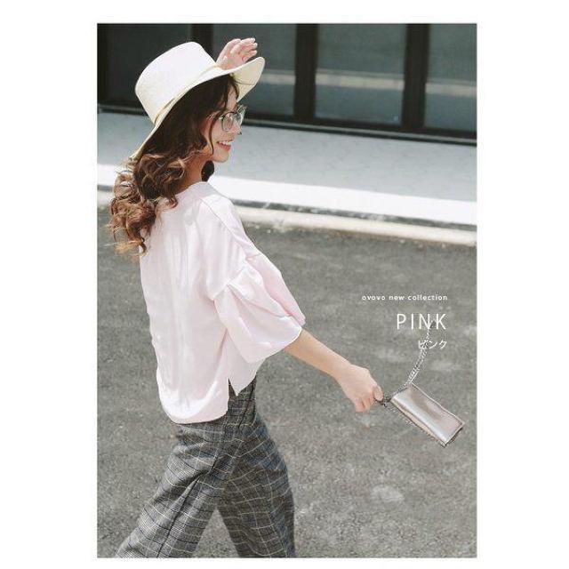 セール●定価3,542円●フレアスリーブ とろみブラウス●ピンク < 女性ファッション  セール●定価3,542円●フレアスリーブ とろみブラウス●ピンク < 女性ファッションの