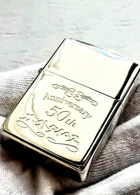 ZIPPO 内外タイムス 50th ANNIVERSARY ジッポライター < 男性ファッション  ZIPPO 内外タイムス 50th ANNIVERSARY ジッポライター  < 男性ファッションの
