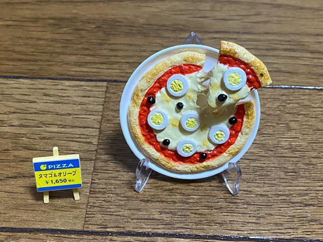 ミニチュア☆食品サンプル☆pizza☆タマゴ&オリーブ < ホビー  ミニチュア☆食品サンプル☆pizza☆タマゴ&オリーブ  < ホビーの