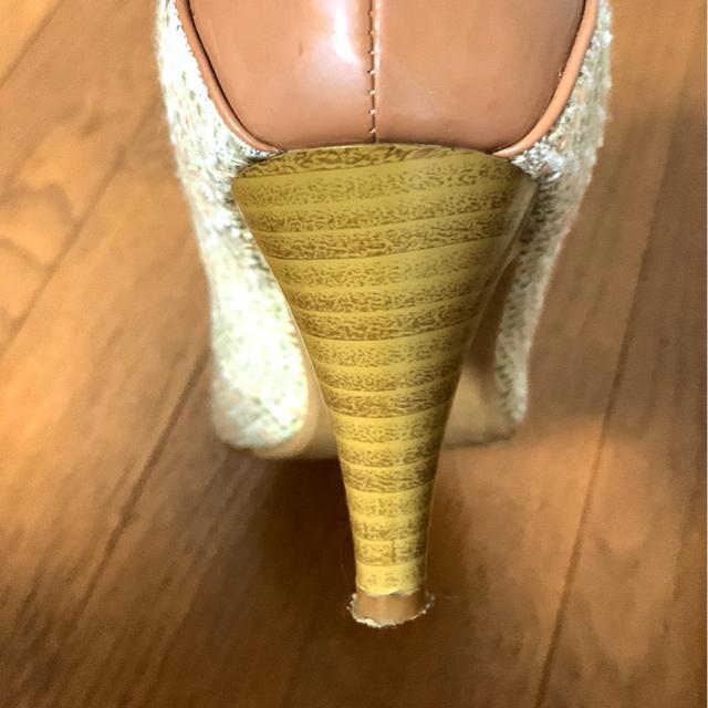 バックリボン ツートンパンプス(24cm) < 女性ファッション  バックリボン ツートンパンプス(24cm) < 女性ファッションの