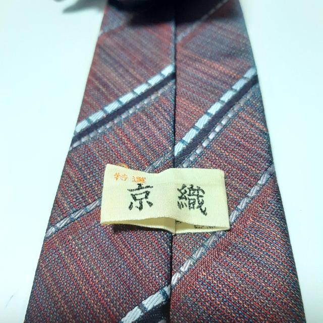 美品 京織  ネクタイ ストライプ 567 < 男性ファッション  美品 京織  ネクタイ ストライプ 567 < 男性ファッションの
