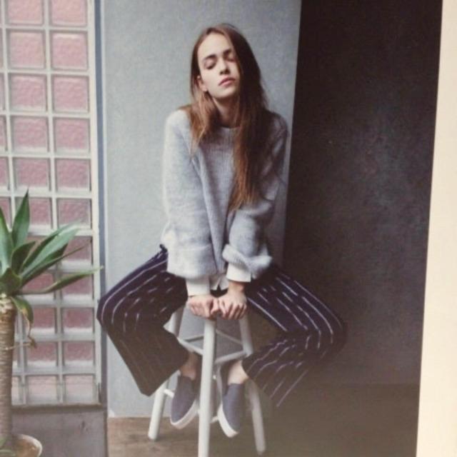 ◆Mila Owen/ミラオーウェン◆畦ニットプルオーバー★グレーF*秋コーデ*美品♪ < ブランド  ◆Mila Owen/ミラオーウェン◆畦ニットプルオーバー★グレーF*秋コーデ*美品♪  < ブランドの