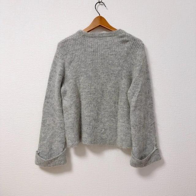◆Mila Owen/ミラオーウェン◆畦ニットプルオーバー★グレーF*秋コーデ*美品♪ < ブランド  ◆Mila Owen/ミラオーウェン◆畦ニットプルオーバー★グレーF*秋コーデ*美品♪ < ブランドの