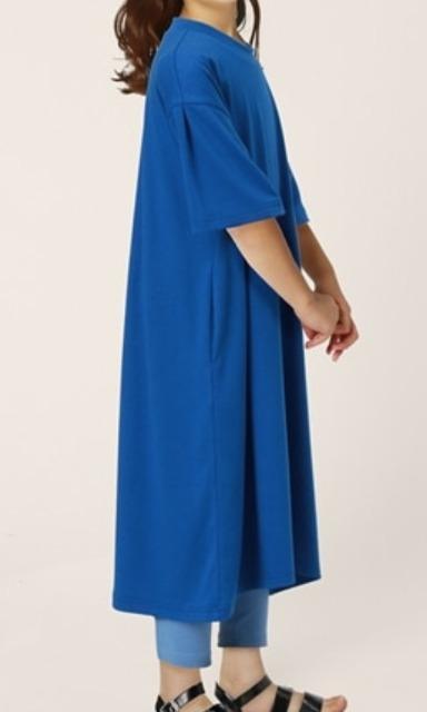 150★ビックシルエット半袖ロングワンピース★新品★送料無料 < キッズ/ベビー  150★ビックシルエット半袖ロングワンピース★新品★送料無料 < キッズ/ベビーの