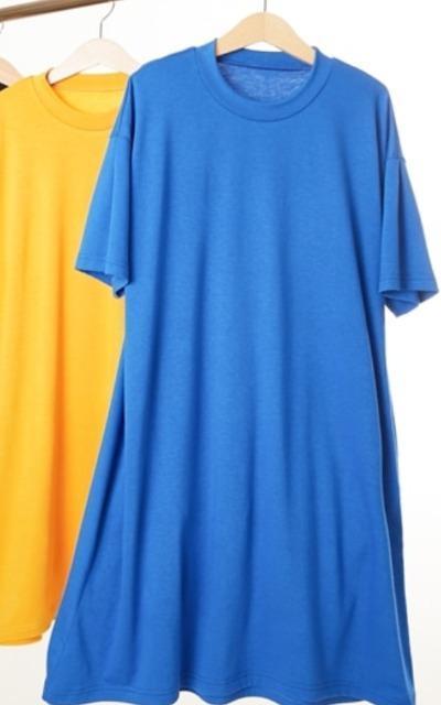 150★ビックシルエット半袖ロングワンピース★新品★送料無料 < キッズ/ベビー  150★ビックシルエット半袖ロングワンピース★新品★送料無料 < キッズ/ベビーの