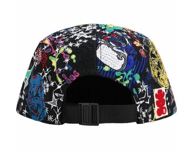 Supreme AOI Embroidered Camp Cap "Black"  uh 