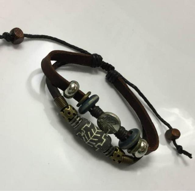 レザー ブレスレット marijuana 商品管理番号Rb-03 < 男性アクセサリー/時計 レザー ブレスレット marijuana 商品管理番号Rb-03 < 男性アクセサリー/時計の