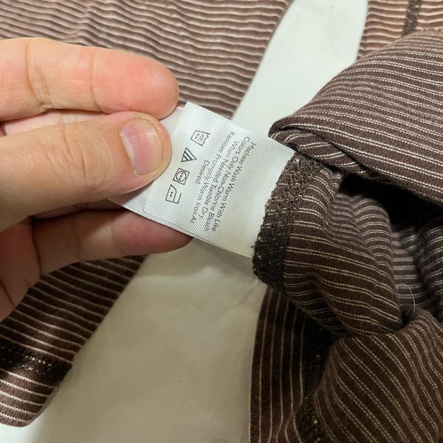 【EDDIE BAUER / エディーバウアー】 ストライプ 長袖Tシャツ M < ブランド  【EDDIE BAUER / エディーバウアー】 ストライプ 長袖Tシャツ M < ブランドの